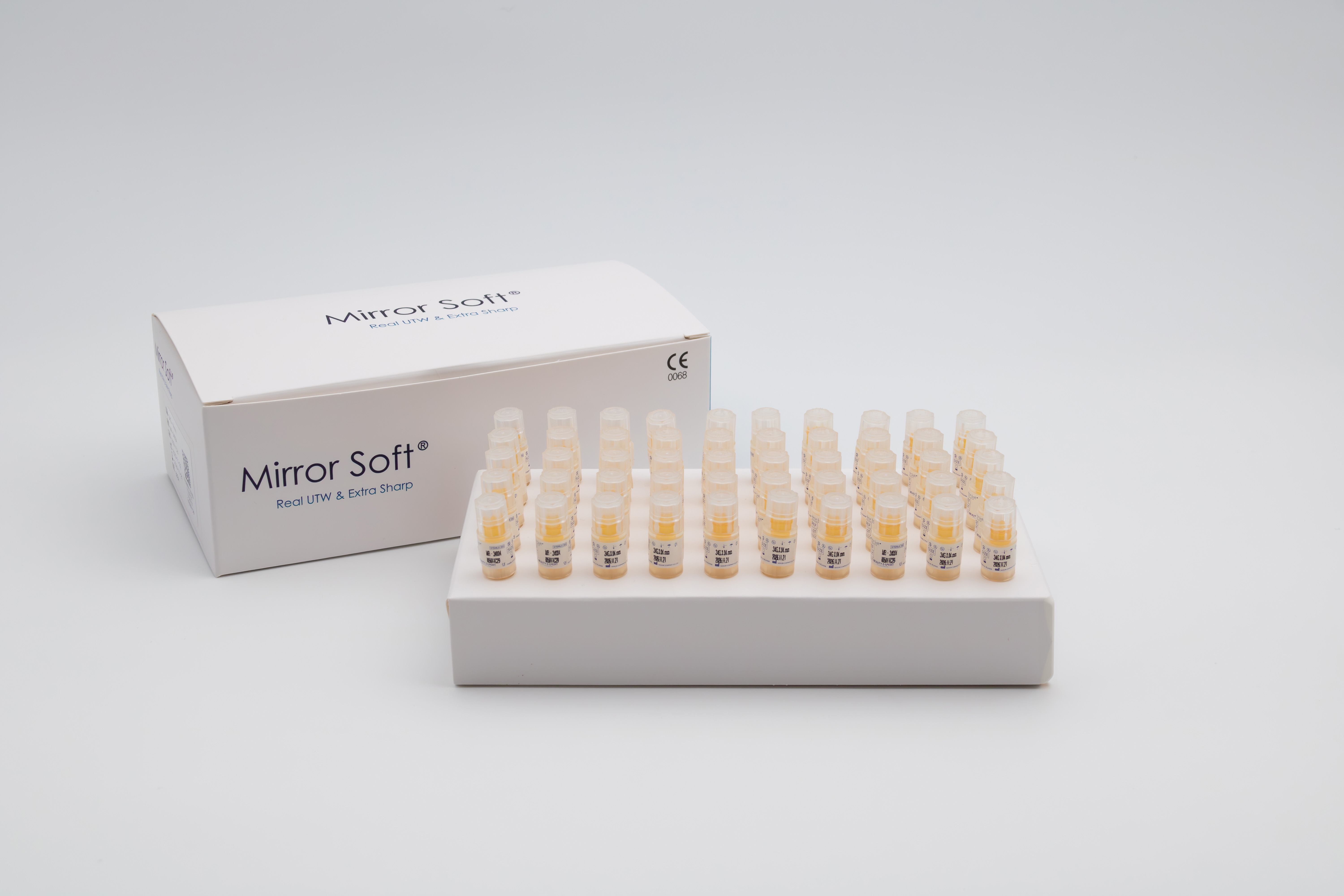 Mirror Soft - 34G * 04mm - Nadeln/50ea - invisible cannula